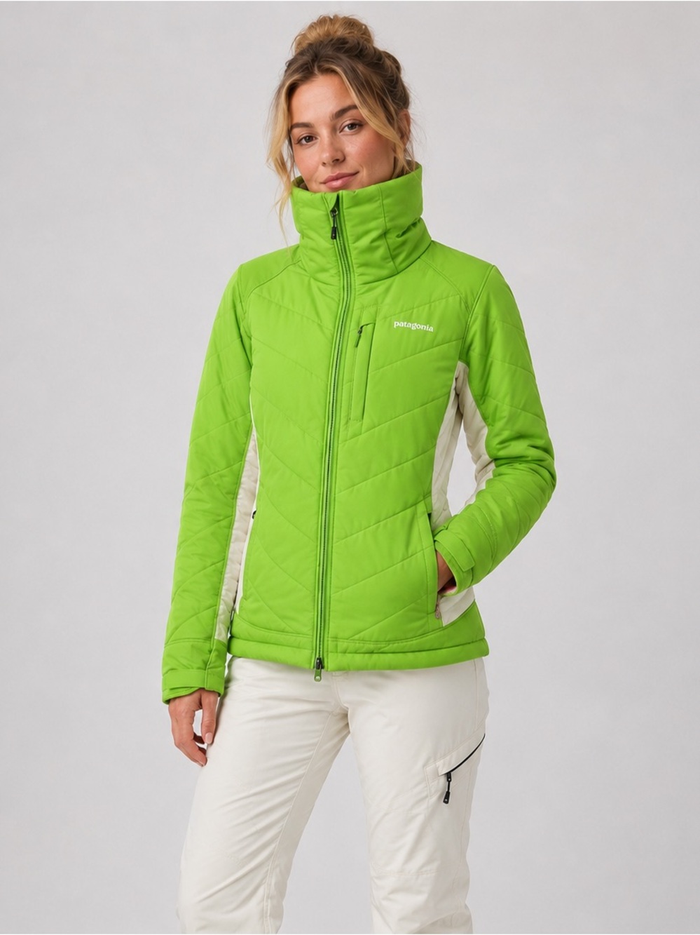 Patagonia Rubicon Rider Jacket Full Zip Insulated Watercress Green Women’s